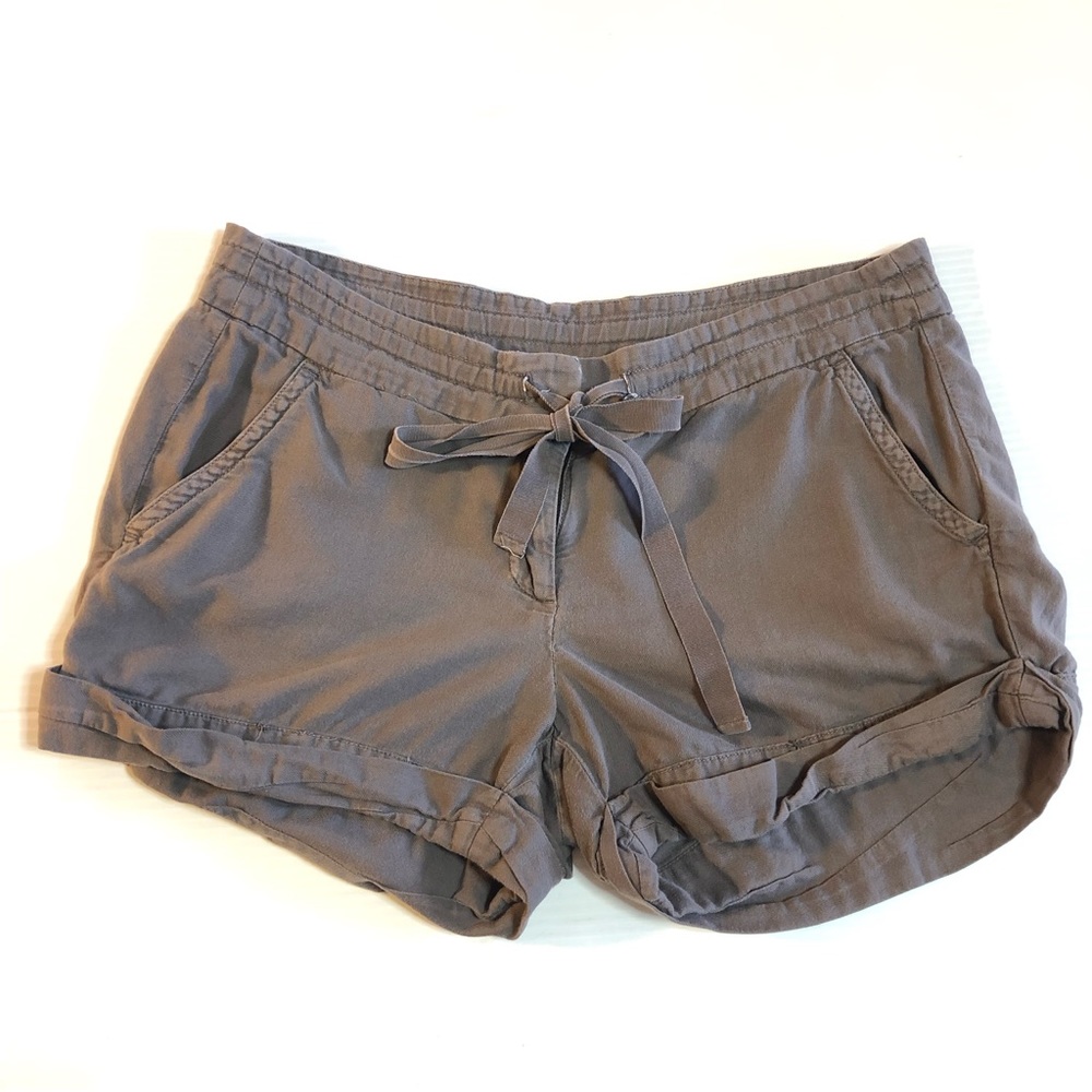 J Crew Drawstring Waist Shorts in Grey, 10